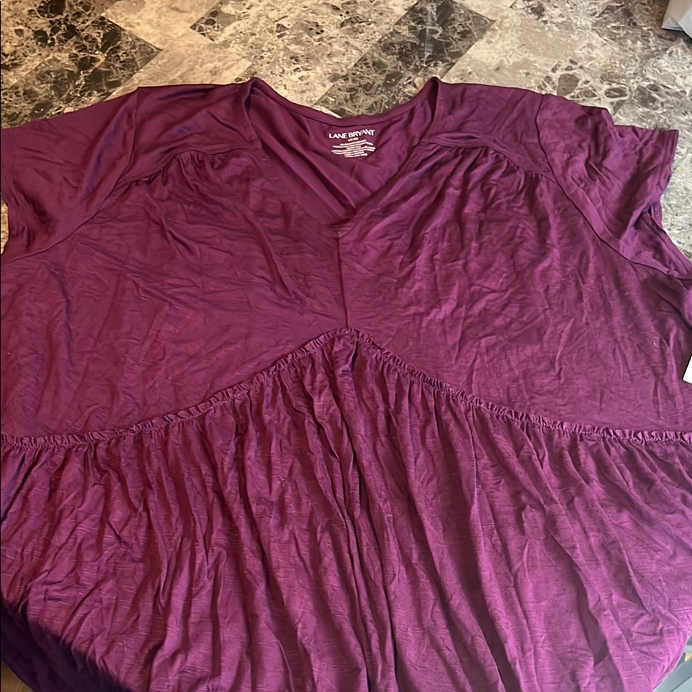 Lane Bryant Purple Top